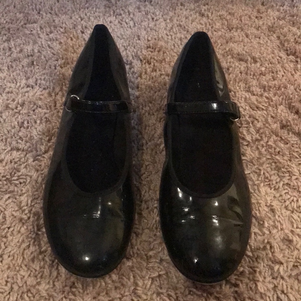 Gently worn tap shoes